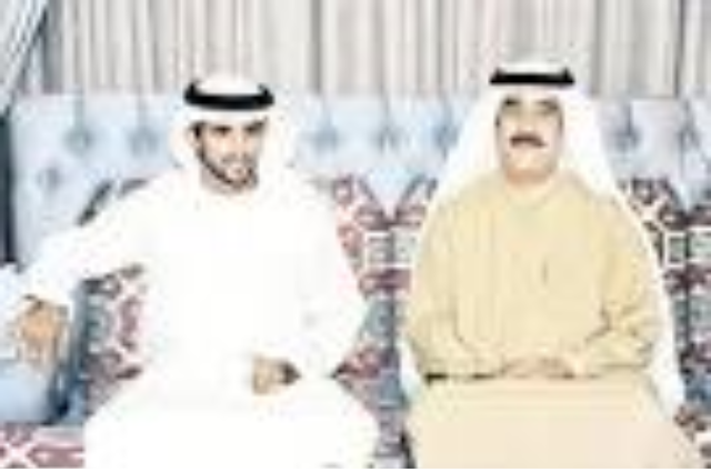 Umm Al Quwain Ruler receives the condolences of Hamdan bin Mohammed
