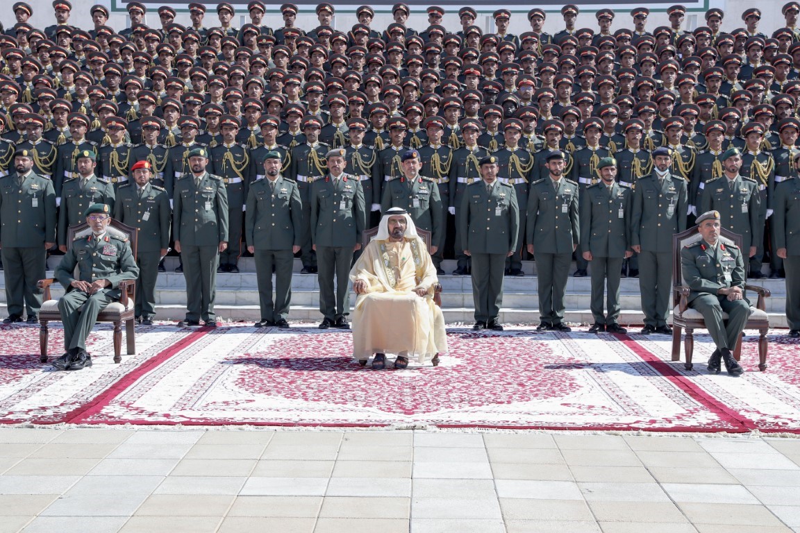 Mohammed bin Rashid attends Zayed II Military College graduation