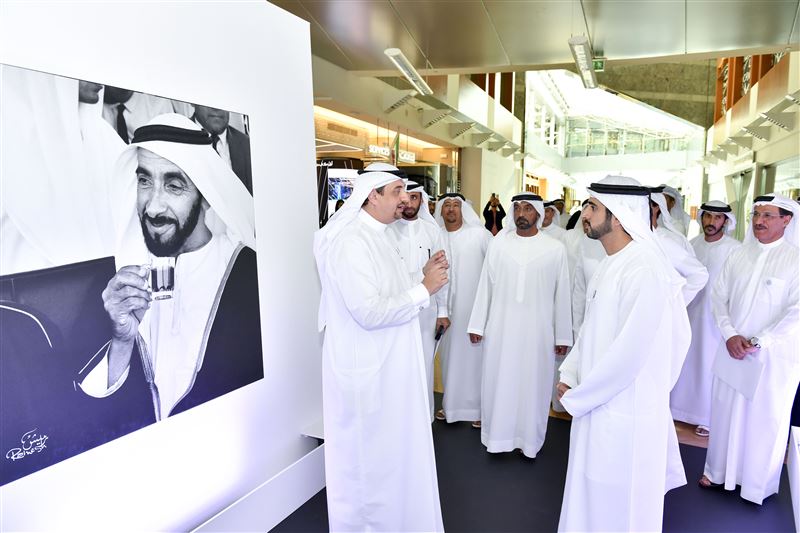 Hamdan bin Mohammed visits exhibition that tells story of UAE’s participation in World Expos