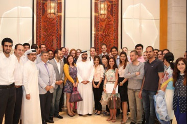 حمدان بن محمد يستقبل المستشار الخاص لرئيس الوزراء الياباني 