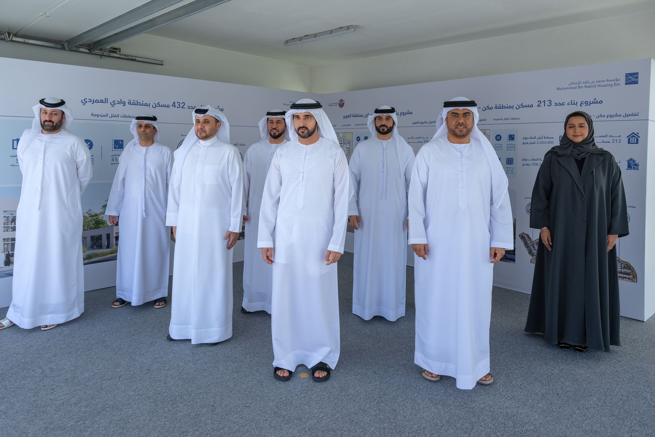 Hamdan bin Mohammed inspects Wadi Al Amardi housing project, approves AED2 billion housing package