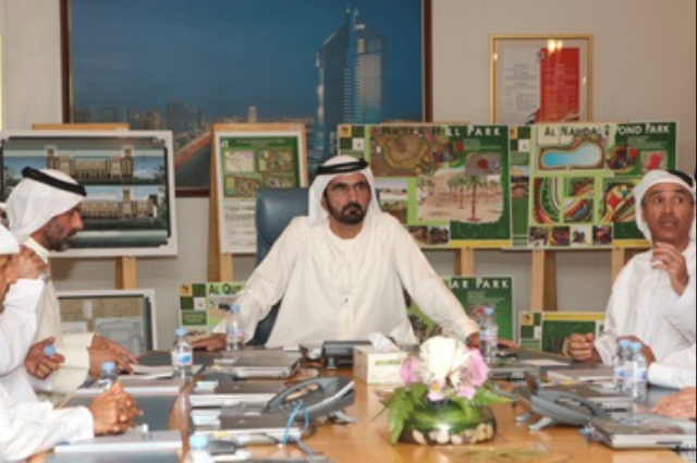 Mohamed Bin Rashid Visits Dubai Municipality 