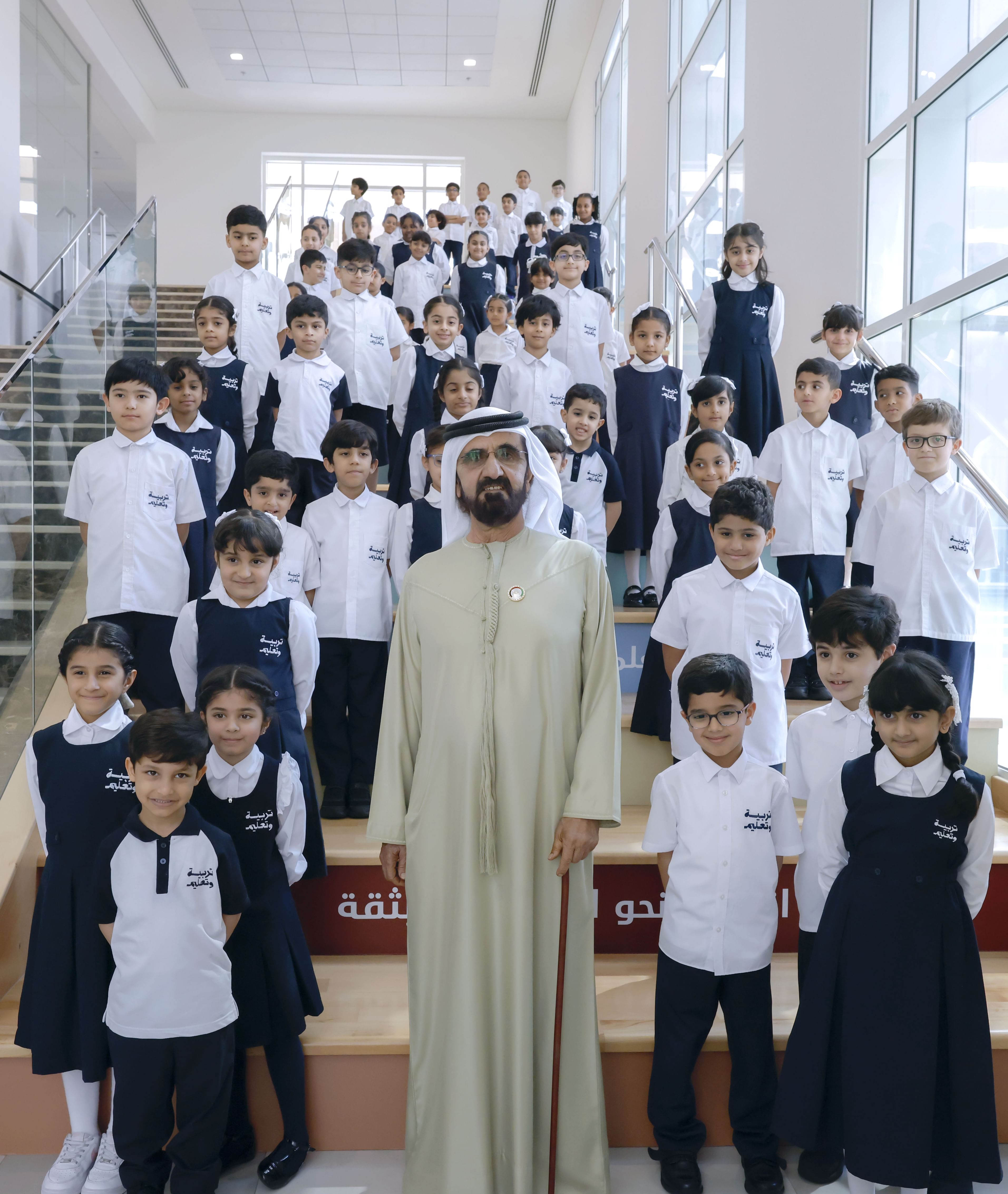 Mohammed bin Rashid visits Zayed Educational Complex in Al Warqaa