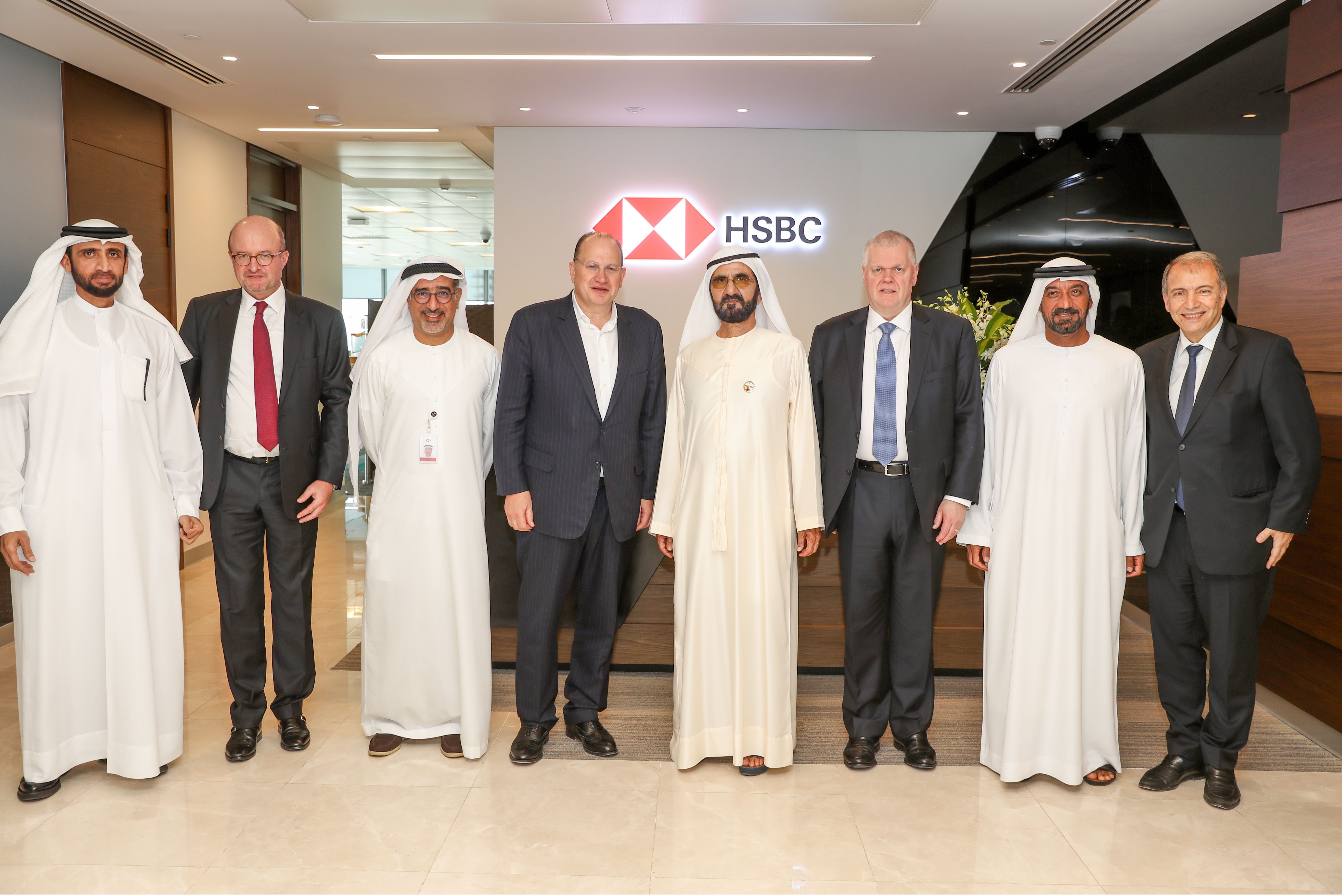 Mohammed bin Rashid meets chairman of HSBC