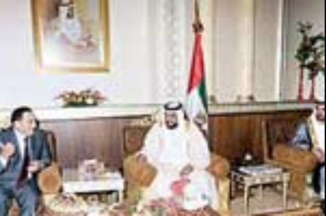 Khalifa meets with Egyptian President 
