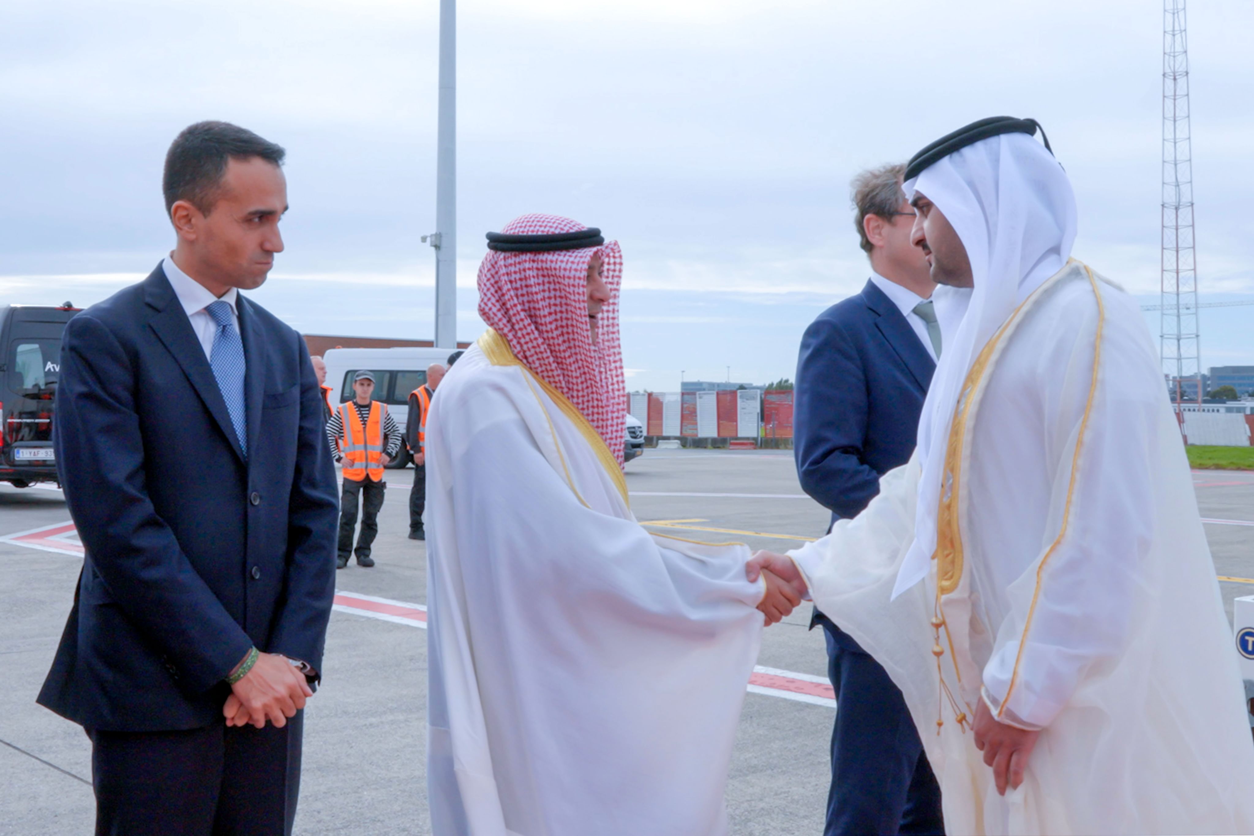 Maktoum bin Mohammed arrives in Brussels to participate in inaugural GCC-European Union Summit
