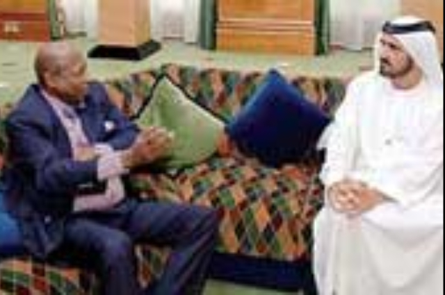 Mohammed bin Rashid Receives the Sudanese President Advisor and the Moroccan Ambassador