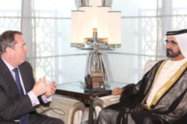 Mohammed bin Rashid receives British Defence Minister
