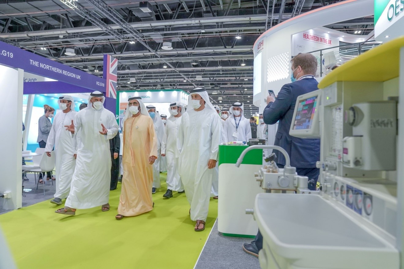 Mohammed bin Rashid visits Arab Health and Medlab Middle East 2022