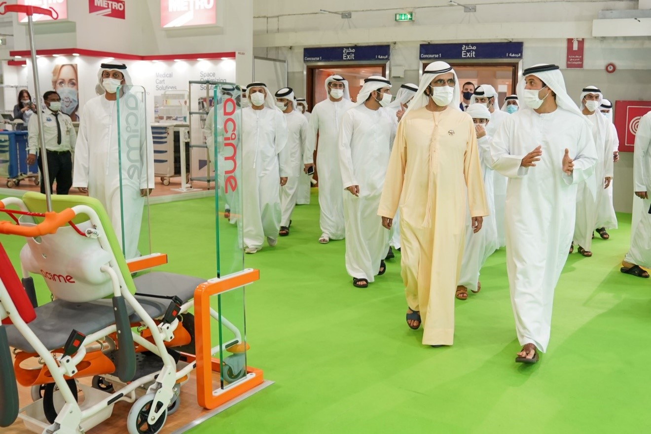 Mohammed bin Rashid visits Arab Health Exhibition 2021