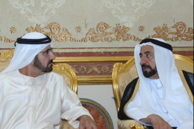 Khalifa and Mohammed attend Al Nahyan weddings 