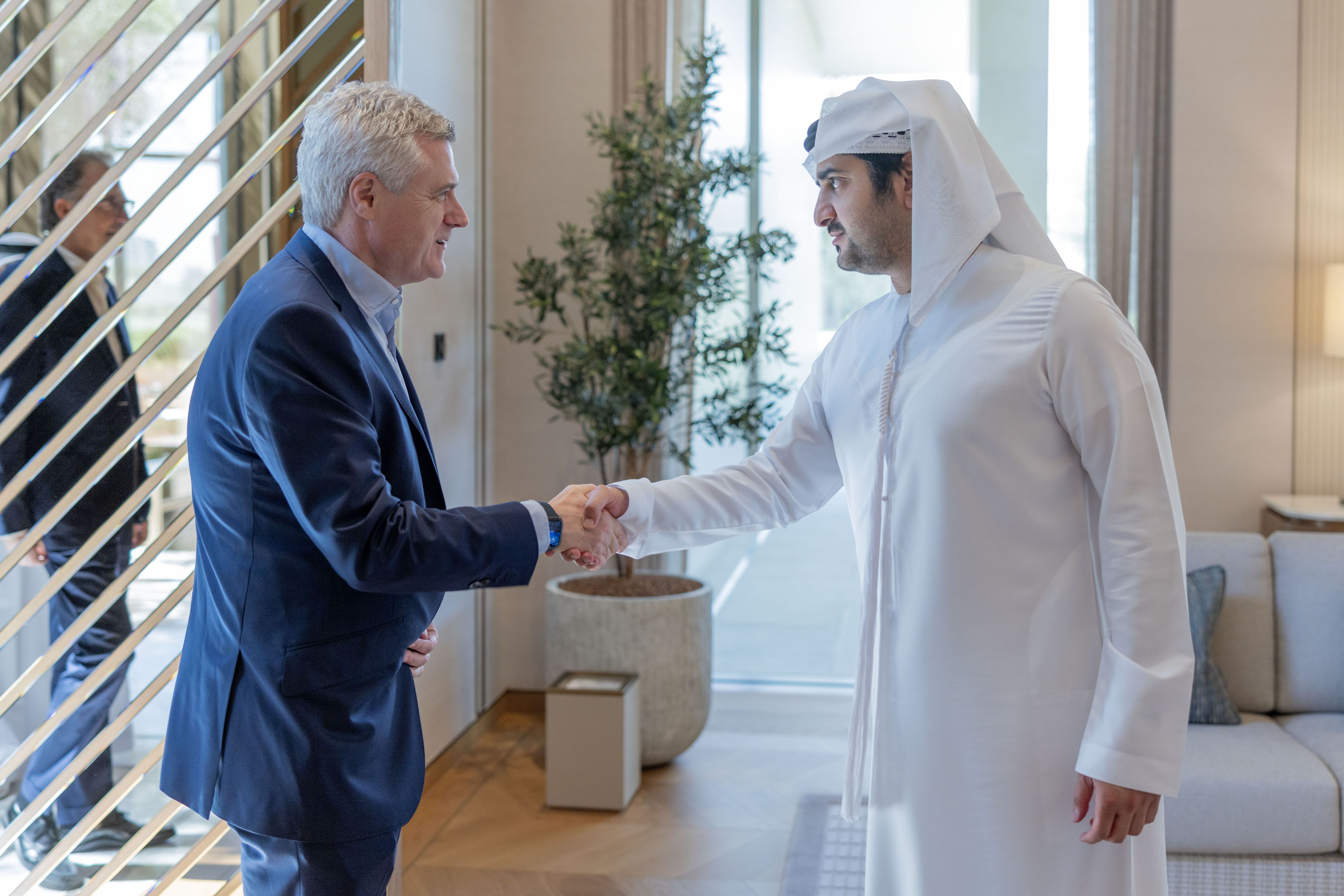 Maktoum bin Mohammed meets CEO of WPP