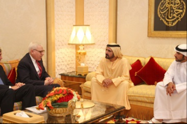 Mohammed bin Rashid receives Managing Director of The Carlyle Group 