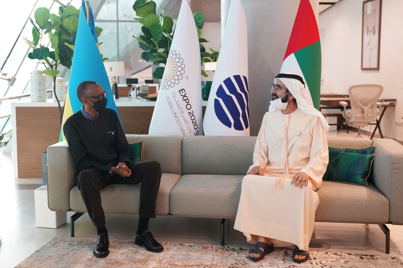 Mohammed bin Rashid, President of Rwanda discuss ways to strengthen bilateral ties