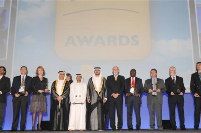Maktoum bin Mohammed attends the closing ceremony of UITP